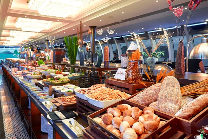 Du thuyền tiếng 360 chỗ: Paradise Delight khởi hành Tối: 18:00 - 21:30